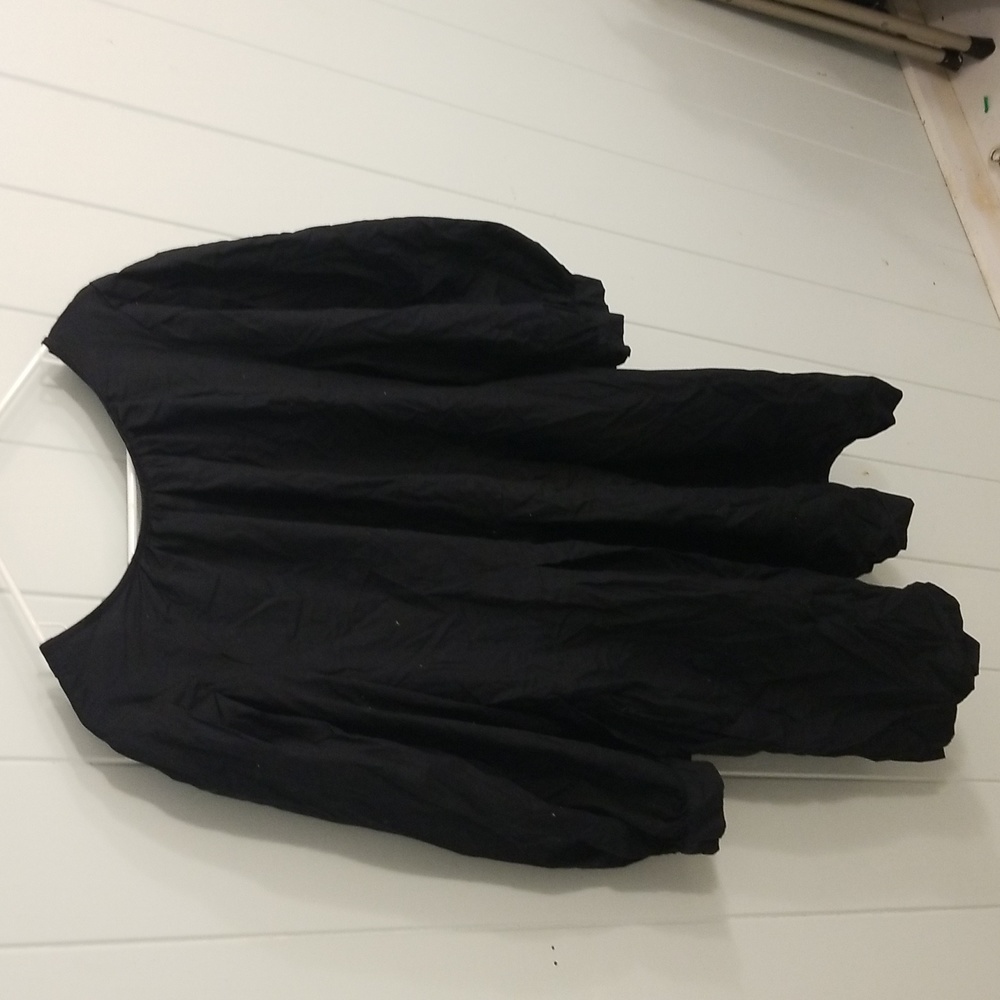 Who what where black dress, cotton low back extra large.